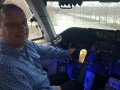 At the controls - Shuttle Carrier Aircraft (SCA) NASA 905 - Space Center Houston