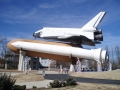 Space Shuttle stack with Pathfinder orbiter - Marshall Spaceflight Center, Huntsville AL